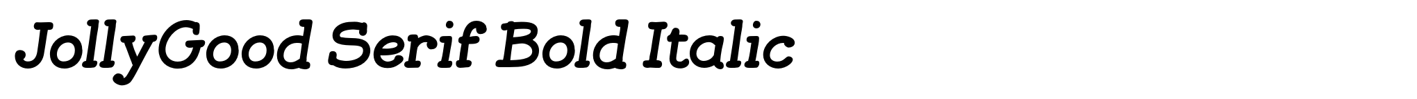 JollyGood Serif Bold Italic image